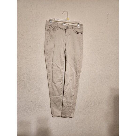 Celebrity pink skinny pants size 3/26 tan - Picture 1 of 8